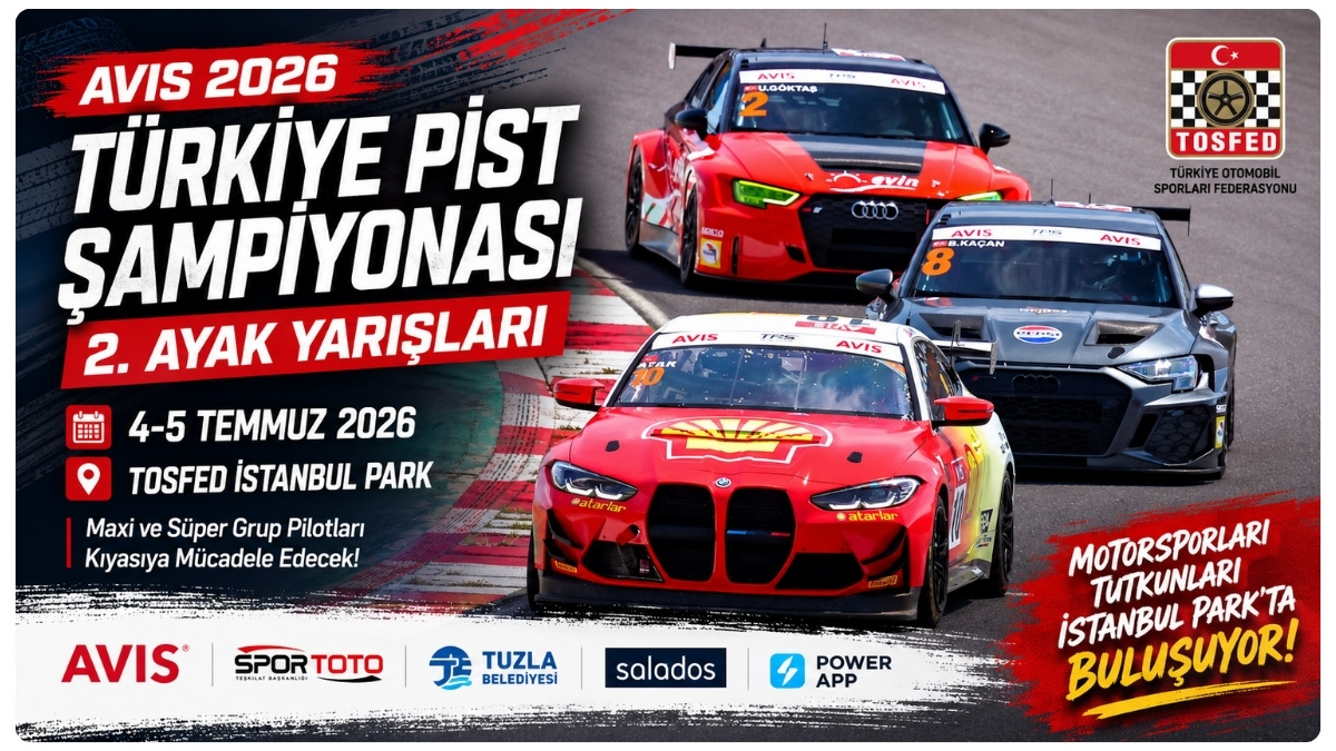 AVIS 2026 Türkiye Pist Şampiyonası'nın İkinci Ayağı İstanbul Park'ta Koşulacak