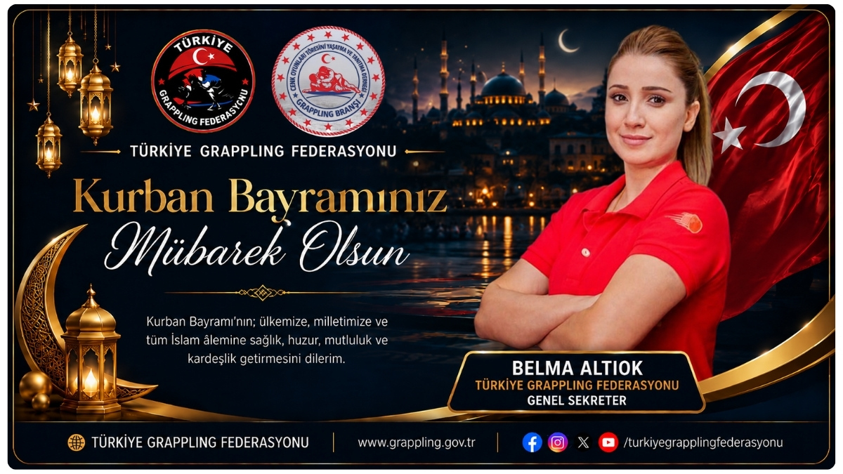 TÜRKİYE GRAPPLING FEDERASYONU GENEL SEKRETERİ BELMA ALTIOK’TAN KURBAN BAYRAMI MESAJ