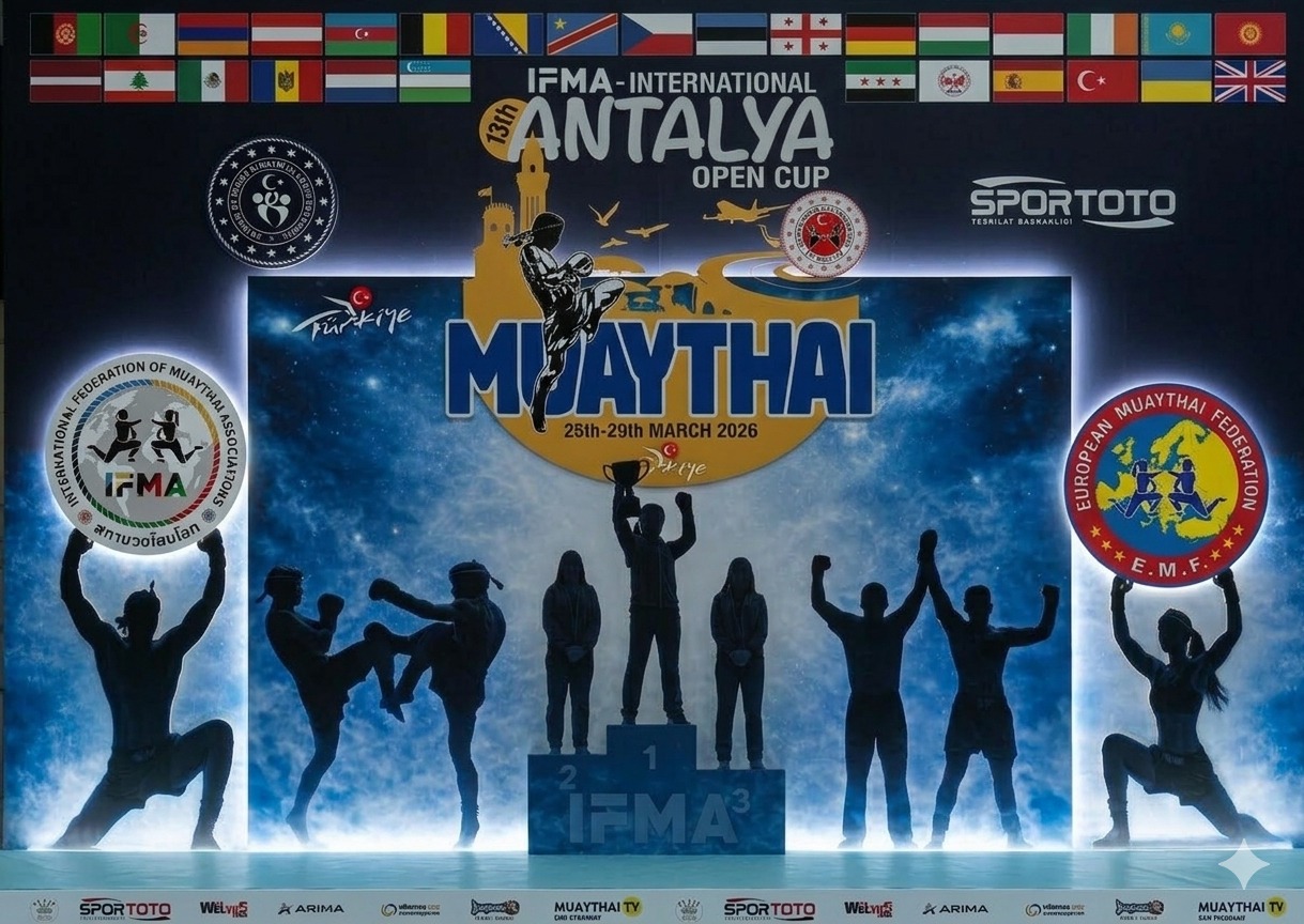 Antalya’da Muaythai Heyecanı: 13. IFMA Uluslararası Antalya Açık Muaythai Kupası Başlıyor