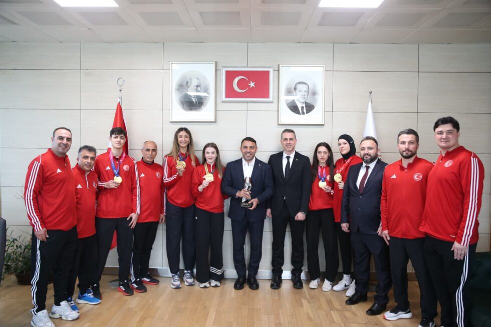 Şampiyonlardan Sayın Yerlikaya’ya Ziyaret