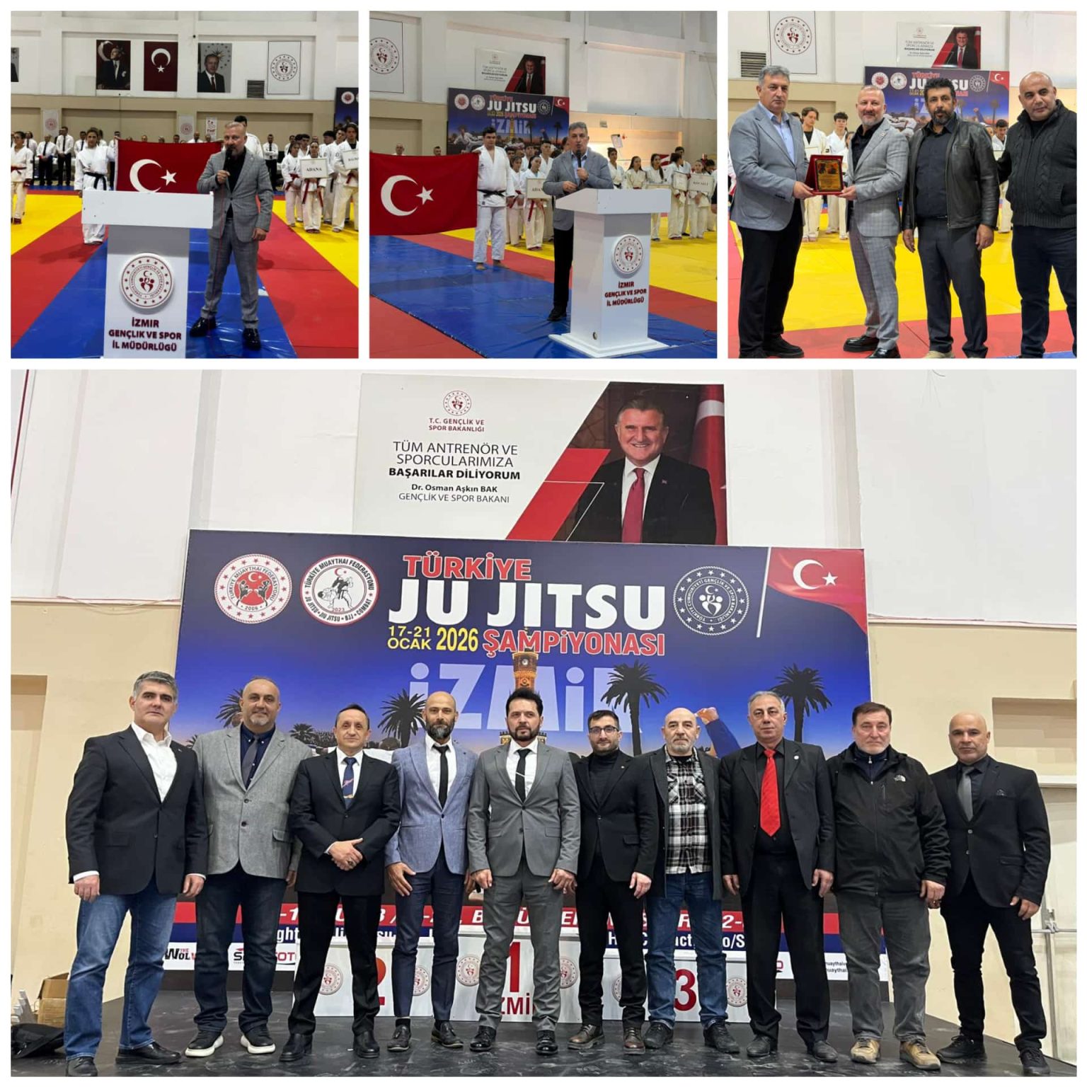 Jujitsu Türkiye Şampiyonası İzmir'de Törenle Başladı